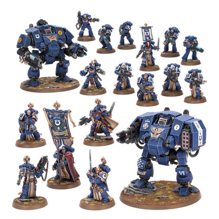 Warhammer 40.000 Battleforce - Space Marine Banda da Guerra Aureola di Ferro - L’emporio dell’avventuriero