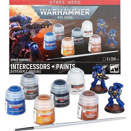 Warhammer 40.000 – Space Marines: Intercessors + Colori 2026 - L’emporio dell’avventuriero