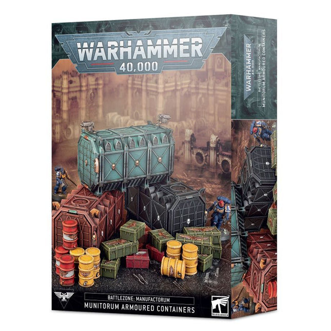 Warhammer 40.000 - Zona di Battaglia: Manufactorum - Container Corazzati del Munitorum - L’emporio dell’avventuriero
