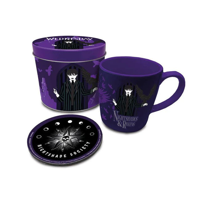 Wednesday Gift Set (Mug & Coaster In Keepsake Tin) - L’emporio dell’avventuriero