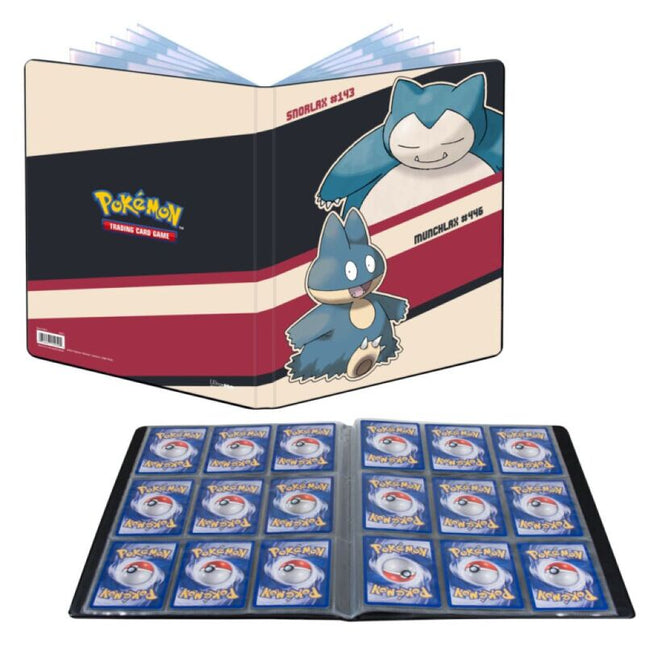Album 9 tasche portfolio - Pokémon - Snorlax & Munchlax - L’emporio dell’avventuriero