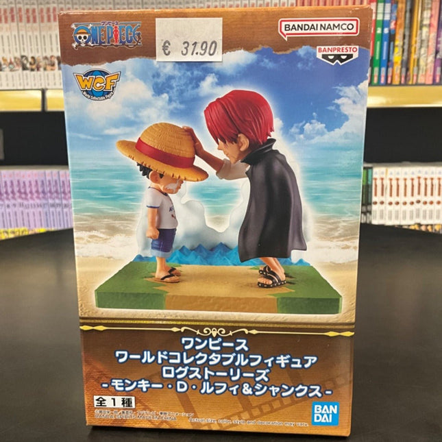 Banpresto One Piece WCF Log Stories: Set Figure Monkey D. Luffy & Shanks - L’emporio dell’avventuriero