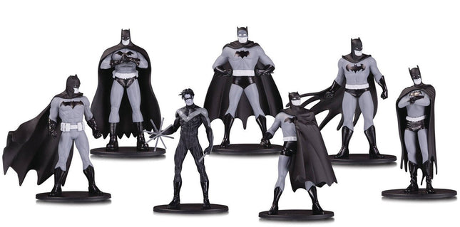 Batman: Black & White - Set di Minifigure in PVC (Set N.1) - L’emporio dell’avventuriero