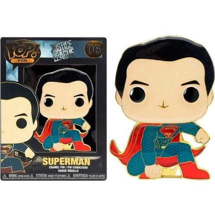 DC: Justice League - Pop Pin f06 Enamel - Superman - L’emporio dell’avventuriero