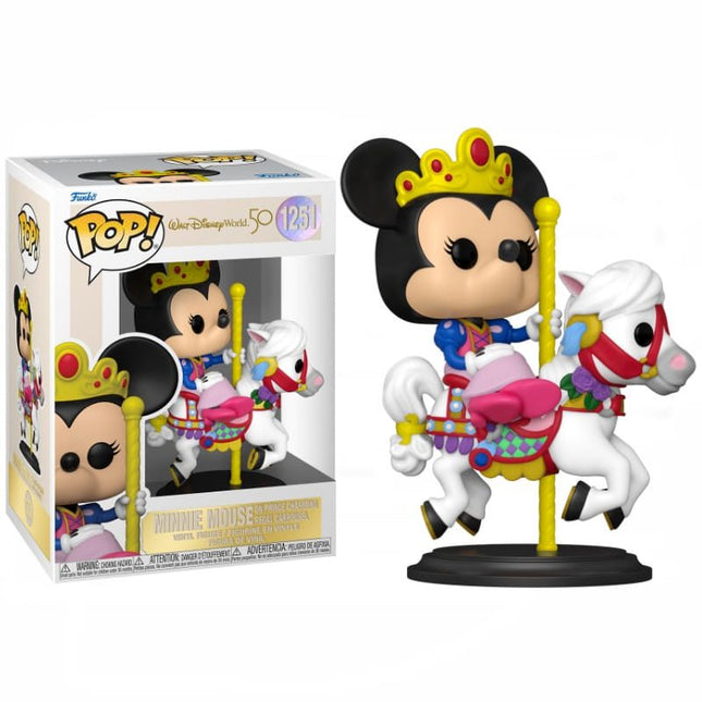 Disney: 50th Anniversary - Pop Funko Vinyl Figure 1251 Minnie Carousel - L’emporio dell’avventuriero