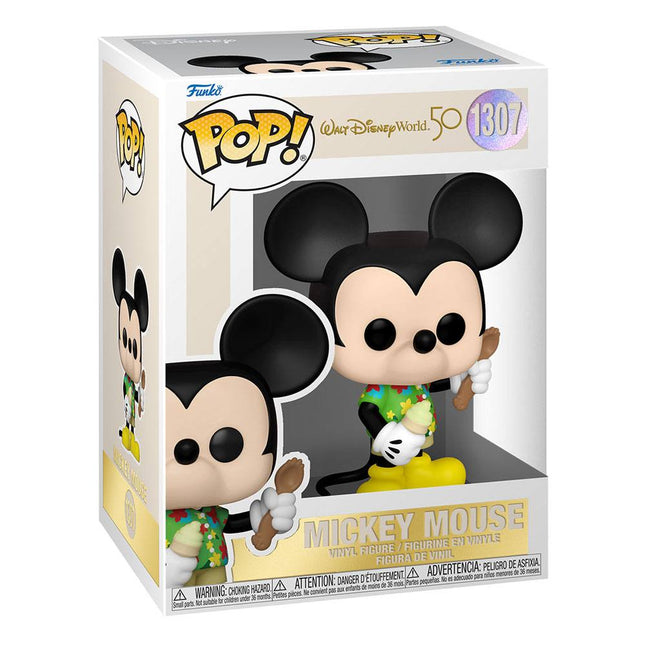 Disney: 50th Anniversary - Pop Funko Vinyl Figure 1307 Aloha Mickey - L’emporio dell’avventuriero