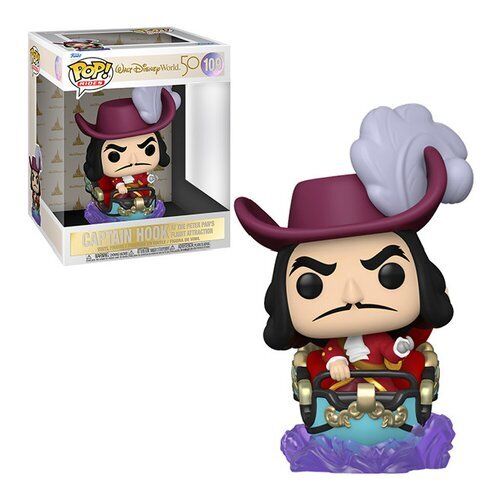 Disney: 50th Anniversary - Pop Funko Vinyl Figure Ride 109 Hook on Peter Pan Flight - L’emporio dell’avventuriero