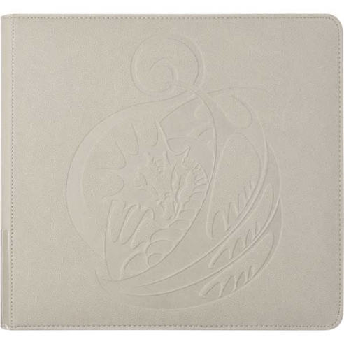 Dragon Shield - Card Codex 12 Tasche ad Anelli con Zip (Aschen White) - L’emporio dell’avventuriero