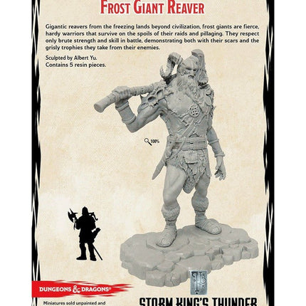 Dungeons & Dragons Collectors Series Miniature Unpainted - Storm King Thunder Frost Giant Reaver - L’emporio dell’avventuriero