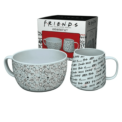 F.R.I.E.N.D.S. - Breakfast Set Mug + Bowl - L’emporio dell’avventuriero