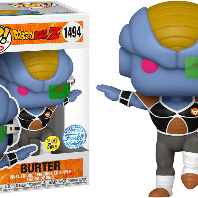 Funko Pop! Dragon Ball Z 1494 Burter (Special Edition GLOW) - L’emporio dell’avventuriero
