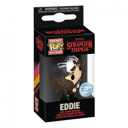 Funko Pop! Portachiavi - Stranger Things - Eddie W/Guitar - L’emporio dell’avventuriero