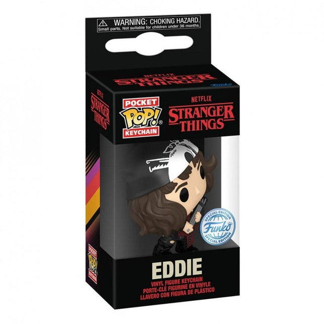 Funko Pop! Portachiavi - Stranger Things - Eddie W/Guitar - L’emporio dell’avventuriero