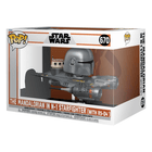 Funko Pop! Star Wars The Mandalorian 670 Mandalorian in N-1 Starfighter - L’emporio dell’avventuriero