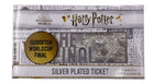 Harry Potter Silver Plated Ticket - Quidditch World Cup - L’emporio dell’avventuriero