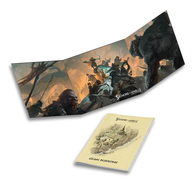 Il SIgnore degli Anelli: Il Gioco di Ruolo (5a) - Schermo del Maestro del Sapere e Guida a Gran Burrone - L’emporio dell’avventuriero