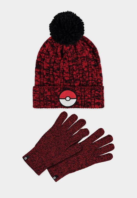 Kit Regalo Pokémon Logo (ACAP) - Berretto + Guanti - L’emporio dell’avventuriero