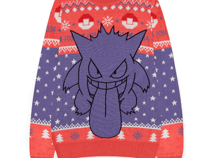 Maglione Pokémon Gengar Christmas Difuzed - L’emporio dell’avventuriero