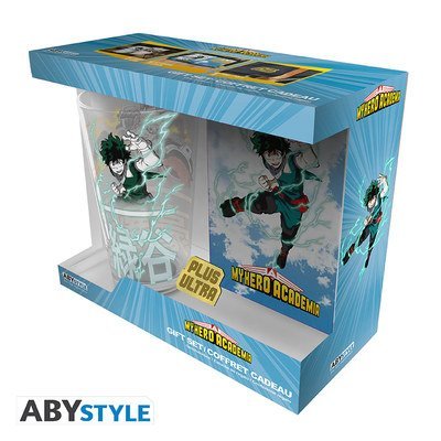 My Hero Academia Gift Box - Bicchiere XXL, Spilla, Notebook - L’emporio dell’avventuriero