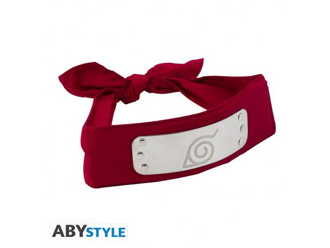 Naruto - Bandana Konoha (Red) - L’emporio dell’avventuriero