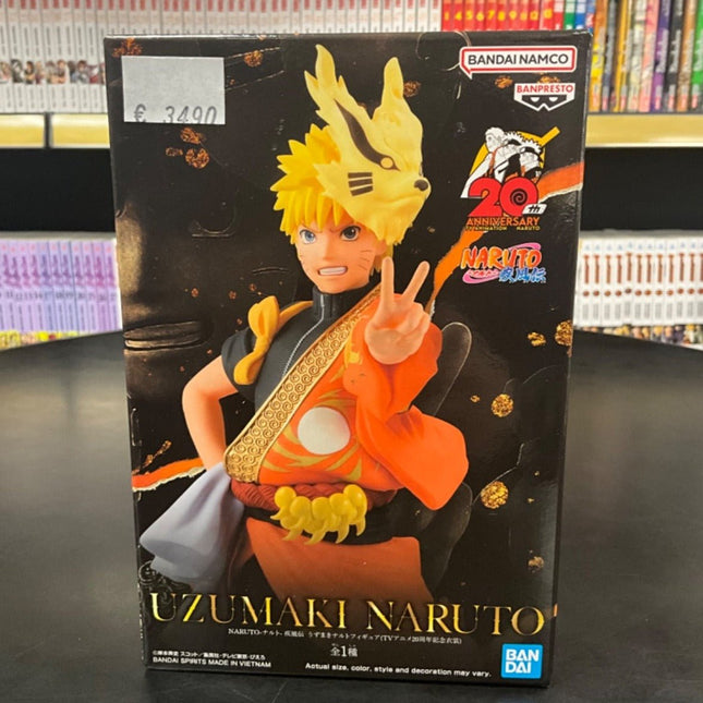 Naruto: Shippuden Naruto Uzumaki (Animation 20th Anniversary Costume) - Figura da Collezione - L’emporio dell’avventuriero