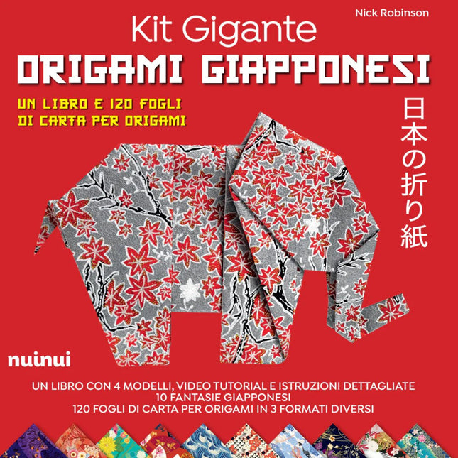 Nuinui Edizione - Kit Gigante Origami Giapponesi - L’emporio dell’avventuriero