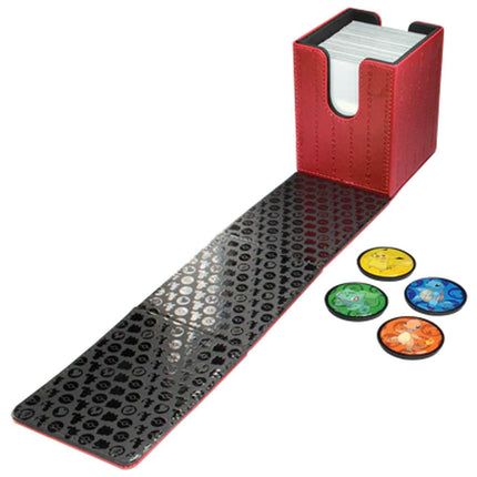 Pokemon Alvoe Flip Deck Box - Starter Pokemon Badge - L’emporio dell’avventuriero
