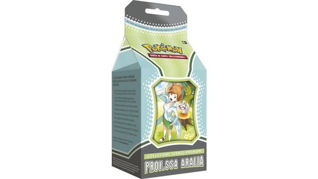 Pokemon - Collezione Torneo Premium - Prof. Aralia - L’emporio dell’avventuriero