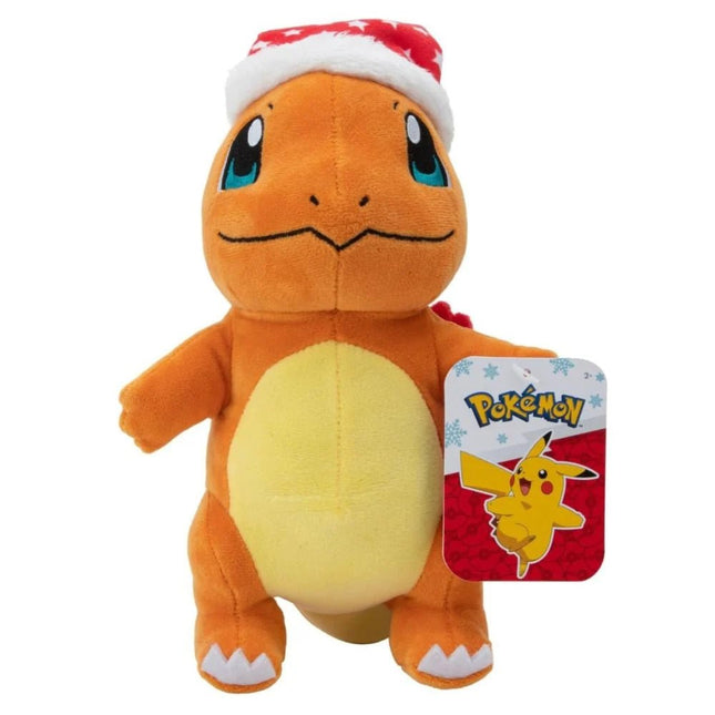 Pokémon Peluche - Charmender con Cappello Natalizio 20cm - L’emporio dell’avventuriero