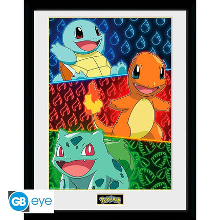 Pokemon Quadro Starters (30x40) - L’emporio dell’avventuriero