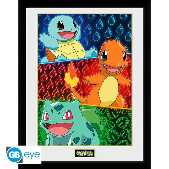 Pokemon Quadro Starters (30x40) - L’emporio dell’avventuriero