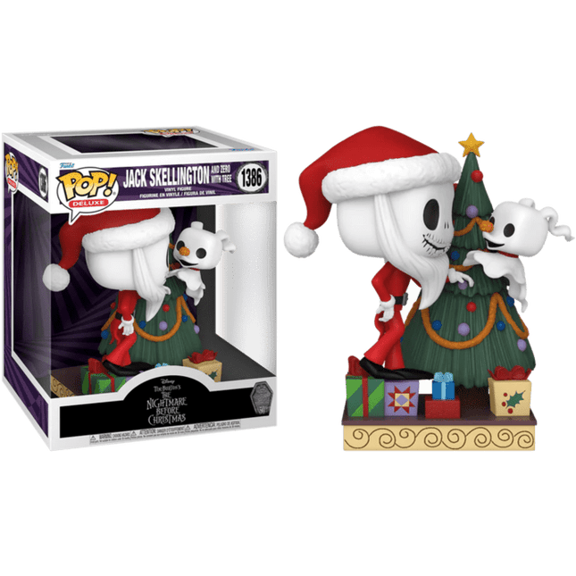 Pop Funko - Nightmare Before Christmas: 30th Anniversary - Jack & Zero W/Tree - L’emporio dell’avventuriero
