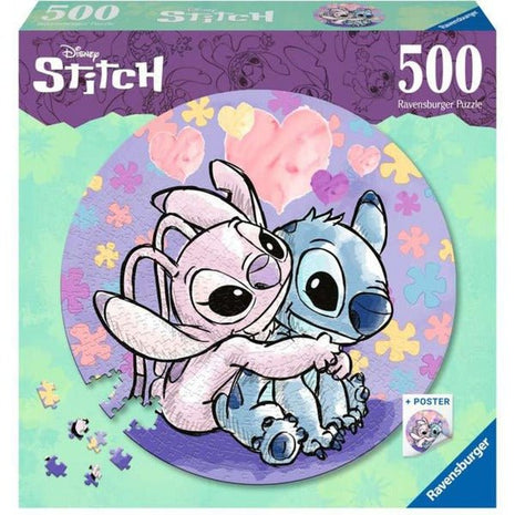 Puzzle Disney'S Lilo & Stitch Tondo 500 pz. - L’emporio dell’avventuriero