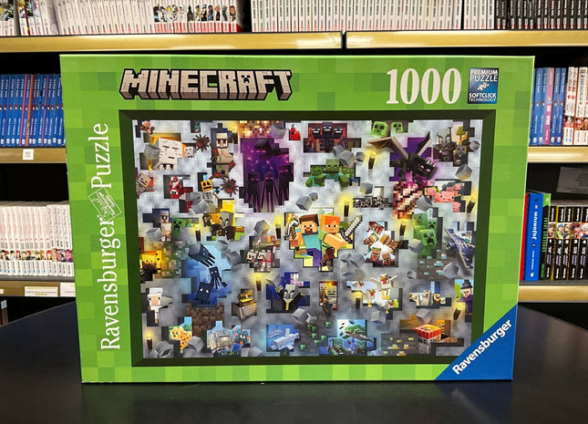 Puzzle Minecraft 1000 pezzi - L’emporio dell’avventuriero