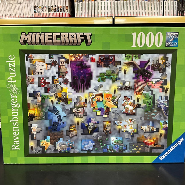 Puzzle Minecraft 1000 pezzi - L’emporio dell’avventuriero