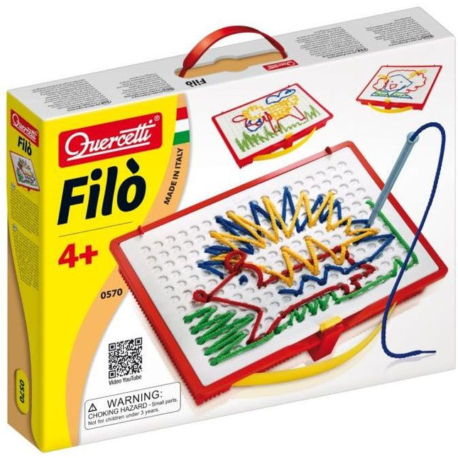 Quercetti Filo' - Gioco Creativo con i Fili Creare Disegni - L’emporio dell’avventuriero