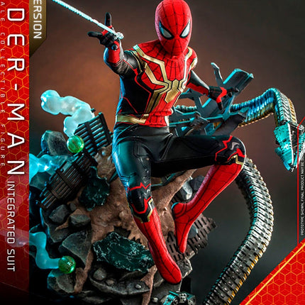 Spider-Man (Tuta Integrata) - mms624 Versione Deluxe in Scala 1/6 - Hot Toys - L’emporio dell’avventuriero