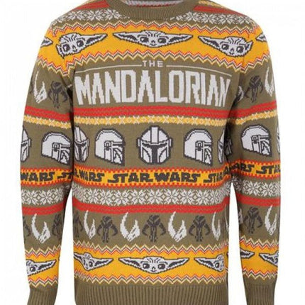 Star Wars: The Mandalorian Maglione Natalizio - Repeat (Verde) - L’emporio dell’avventuriero