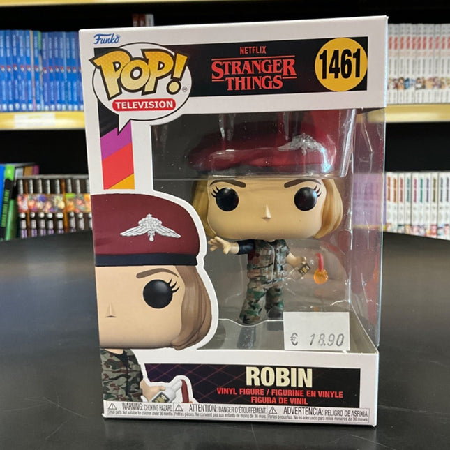 Stranger Things Hunter Robin con Cocktail - Pop Funko 1461 - L’emporio dell’avventuriero