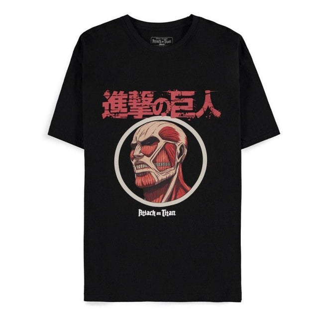 T-shirt Attack on Titan - Titan Head Japan