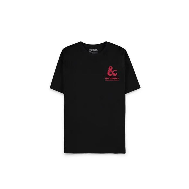 T-shirt Dungeons & Dragons - Logo Rosso