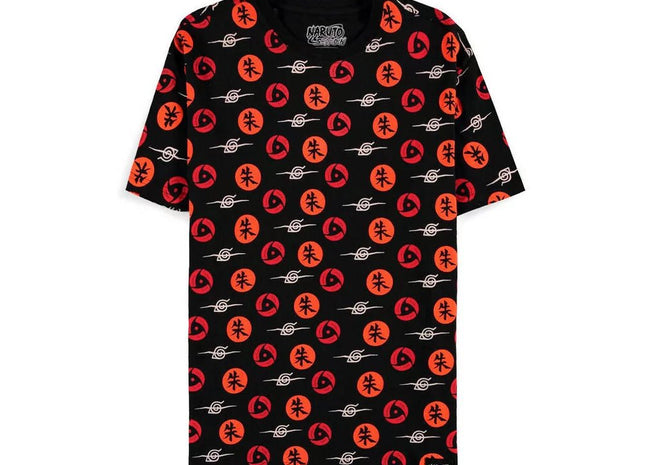 T-shirt Naruto Shippuden - Simboli Vari - L’emporio dell’avventuriero