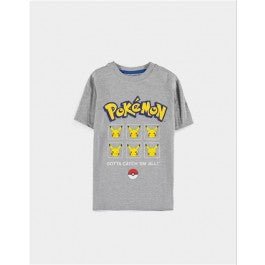 T-shirt Pokemon - Pika Expression (Kids) - L’emporio dell’avventuriero