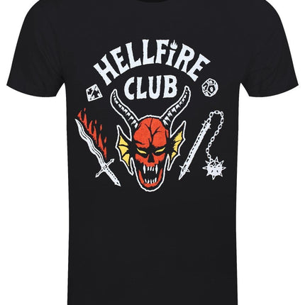 T-shirt Stranger Things - Hellfire Crest - L’emporio dell’avventuriero