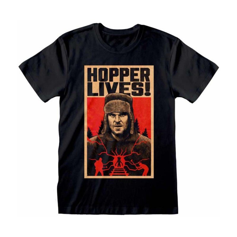 T-shirt Stranger Things - Hopper Lives