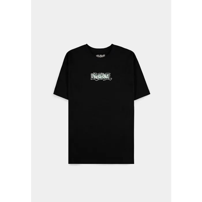 T-shirt Yu-Gi-Oh! Joey Wheeler con grafica verde: maglietta nera con piccolo logo sul petto